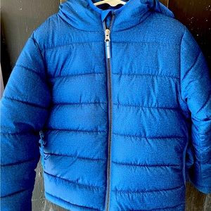 Boys size 4/5 Heather blue coat